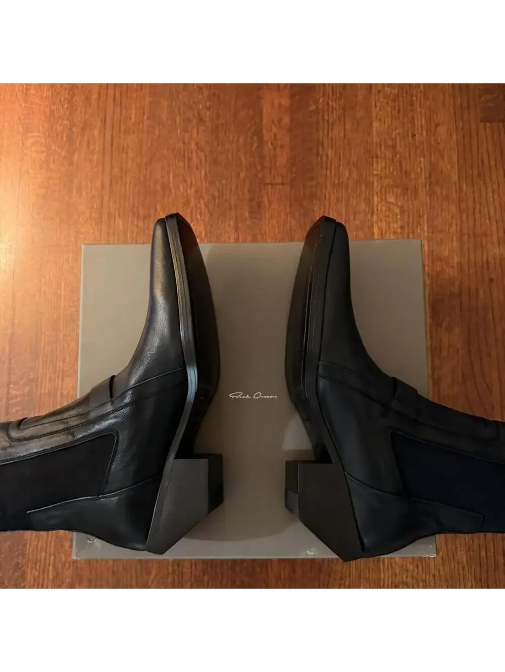 Rick Owens Men's Black Boot